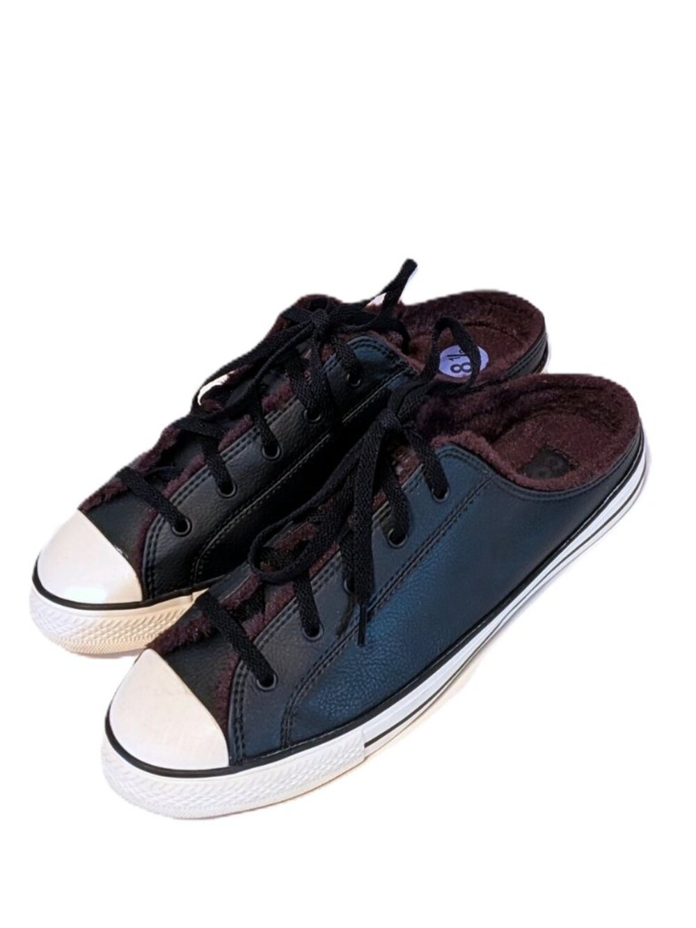 Converse Wmns Chuck Taylor All Star Dainty Mule Slip 'Black Currant' SZ 8.5
